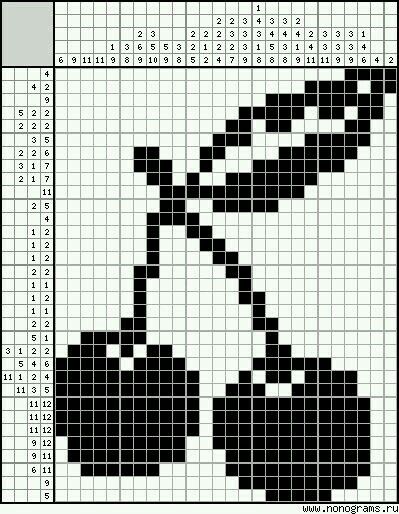 a cross stitch pattern with black and white designs