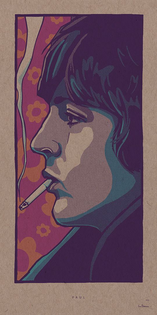 liamdevereux on Tumblr Paul Mccartney Aesthetic Wallpaper, Beatles Illustration, Beatles Painting, Beatles Drawing, 2023 Illustration, Beatles Artwork, Beatles Wallpaper, Intarsia Wood Patterns, Beatles Poster