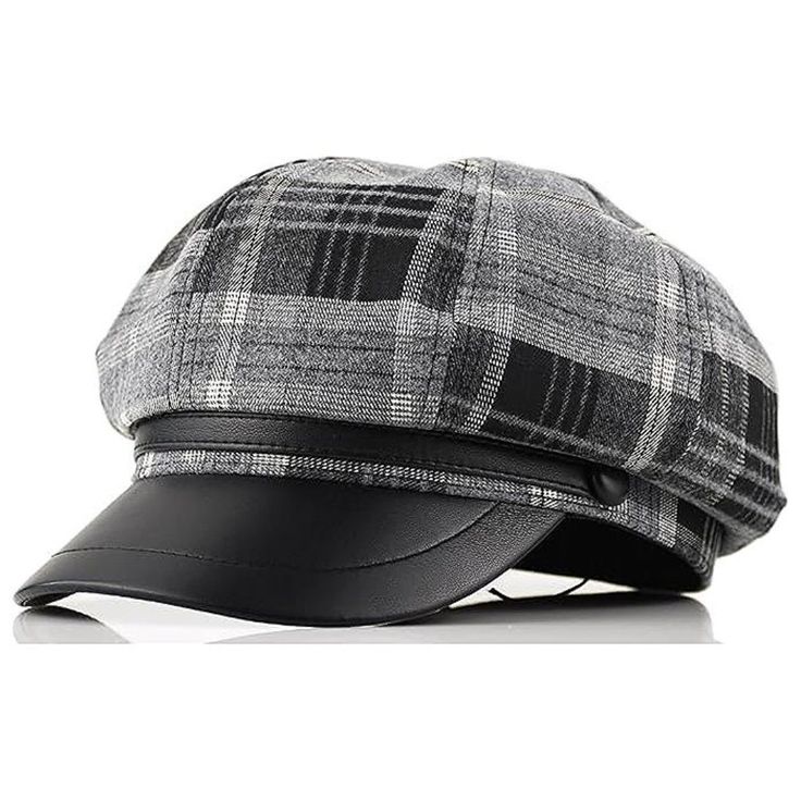 * Material: The Newsboy Hat Is Made Of High Quality Durable Cotton, 8 Panels On Top Looks Great And Suit For People With Various Facial Shapes. With Warm Beret English Retro Newsboy Hats Will Add A Touch Of Fashion To Your Appearance While Keeping You Warm And Comfy. * One Size: The British Tartan Beret Hat Circumference: 7-7/1/4, Brim 2.3inch, Depth 3.54inch, Fits Most Women With Adjustable Back; Drawstring Ribbon Design Inside The Hat For A Better Fit. * Features Of Stylish Newsboy Cap: Lightw Womens Newsboy Cap, Paperboy Cap, Facial Shapes, Hats Summer, Newsboy Hat, Baker Boy, Visor Cap, News Boy Hat, Newsboy Cap