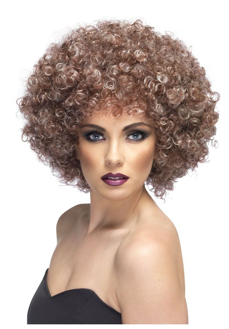 What to avoid--Womens 70's Natural Afro Wig Curly Brown Pop Star Disco Fancy Dress Tina Fever 1970s Fancy Dress, 70s Disco Makeup, Disco Fancy Dress, 70s Fancy Dress, Brown Afro, Disco Makeup, Fancy Dress Wigs, Color Castaño, Curly Afro Wig