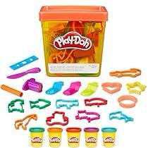 play - doh set with plastic construction tools