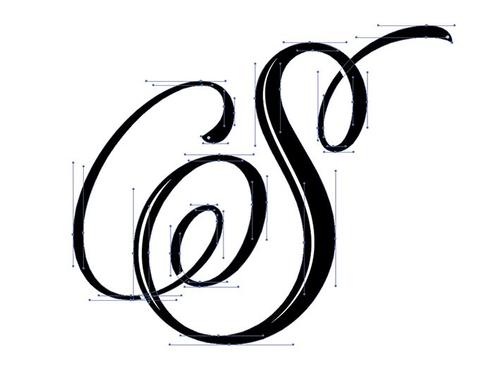 the letter s is inscribed in black ink