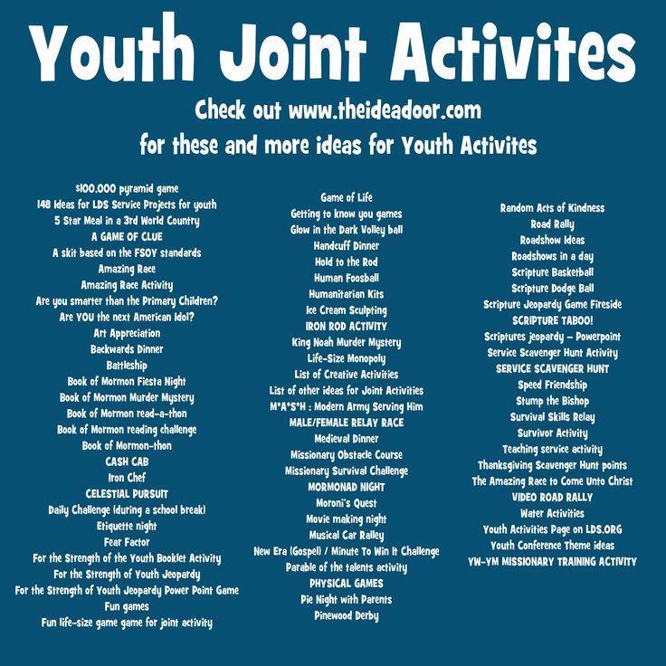 Activities and Combined Activities Mutual Activities After brief opening exercises, Young Women and Young Men activities are usually held separately. Class or quorum activities usually last 30 to 75 minutes. Activities give young women and young men opportunities to: Meet with other youth who share similar beliefs and standards. Feel…Read More Lds Mutual Activities, Lds Yw Activities, Lds Youth Activities, Church Youth Activities, Lds Young Women Activities, Mutual Activities, Youth Group Activities, Church Youth Group, Yw Activities