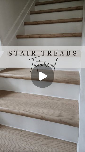 stairs with the words stair treads informal written in white on top and below it