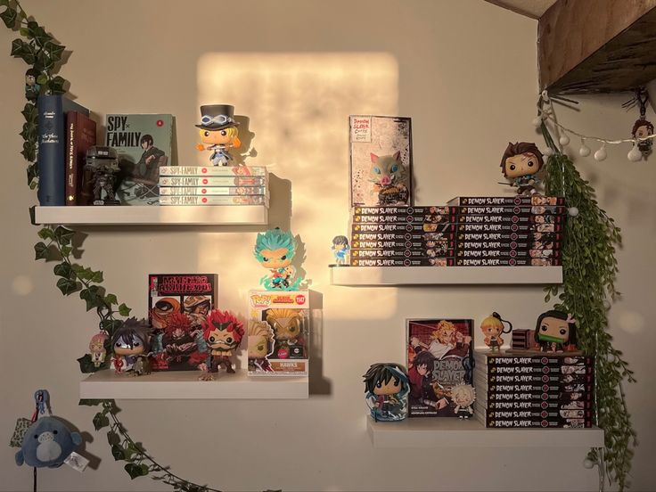 funko pop
funko pop display 
manga display 
manga wall
manga shelf Funko Pop Display Ideas Living Rooms, Book Display Ideas Bedroom, Figures Display Ideas, Nerd Display Ideas, How To Display Figurines, Funko Pop Wall Display, Funko Pop Room Decor, Cute Funko Pop Display, Pop Figure Display