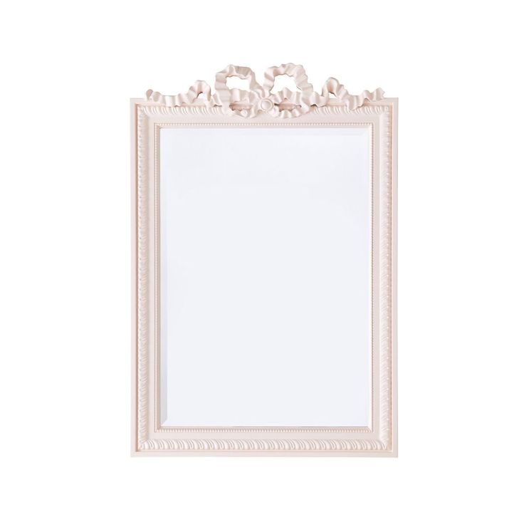 a white frame with flowers on it