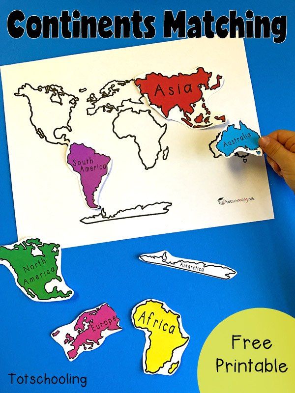 a map with the names of countries on it and cut out to make a world map