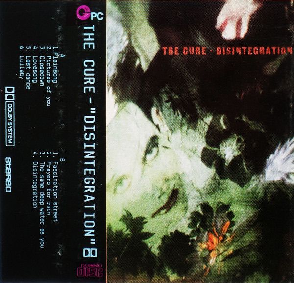 the cd cover for the cure's disintementation