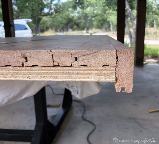 a piece of wood that is sitting on a table