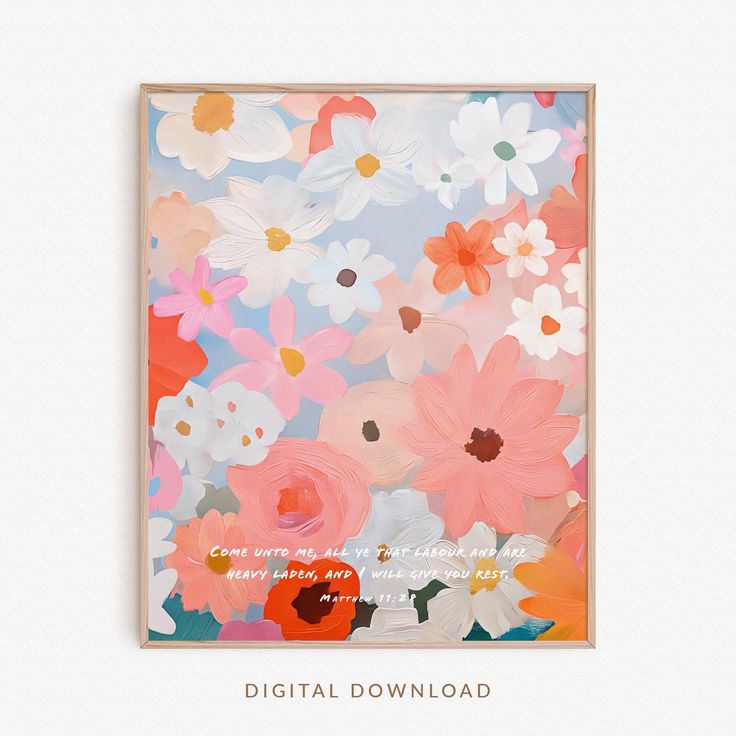 an art print with flowers on it that says, you can't always be the flower