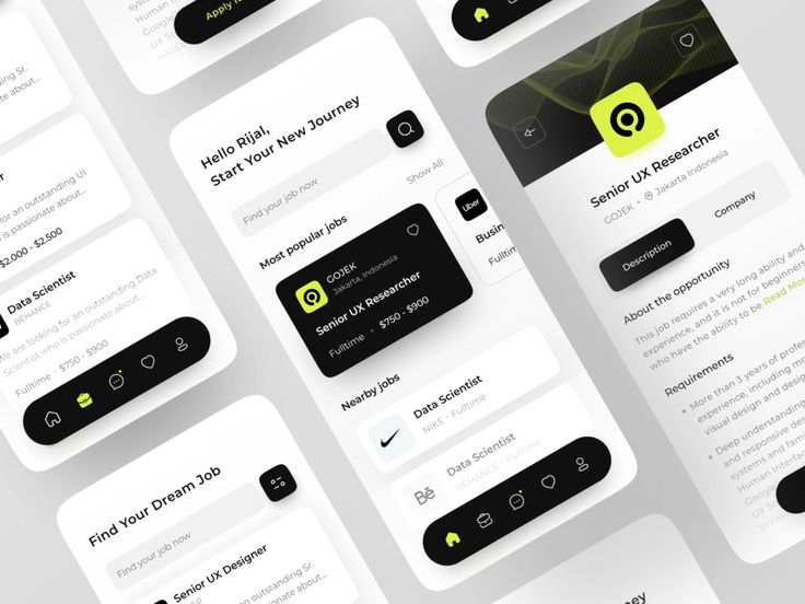 the user interface for an app designed to look like it has been made with black and yellow