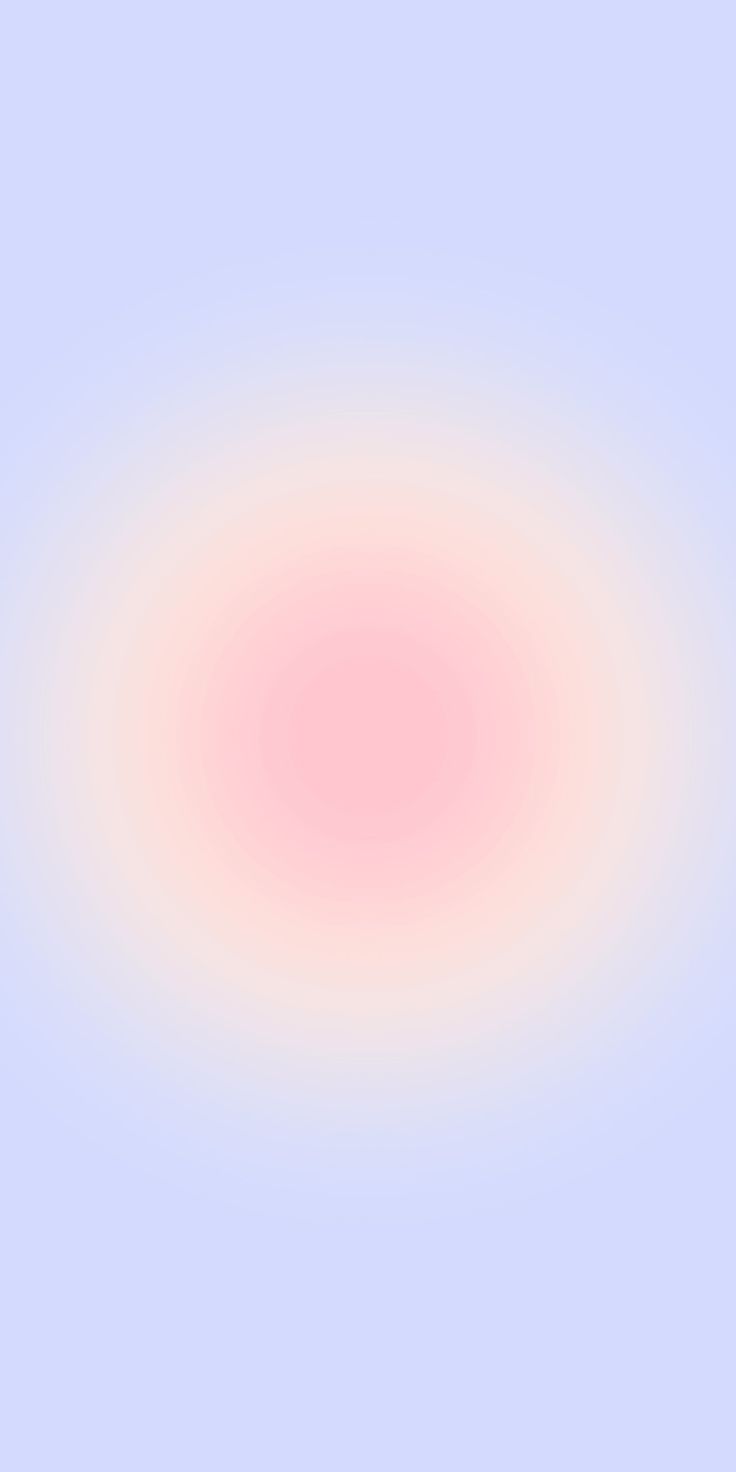 an orange and pink circle on a blue background