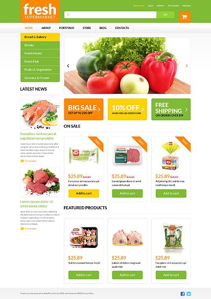 the fresh food store is open and ready for customers to purchase it on their website