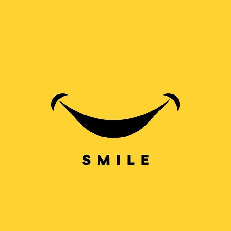 an image of a smiley face with the words smile on it's chest and bottom half