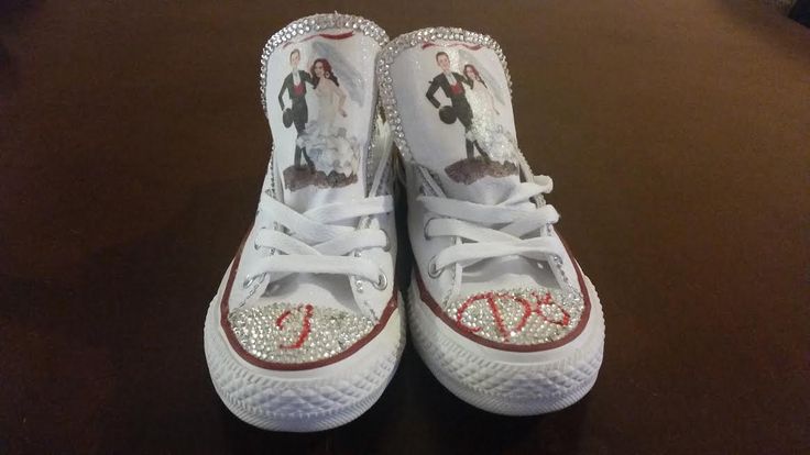 Wedding Converse Sneakers done by my mom Bella Wedding, Wedding Converse, Converse Sneakers, My Mom, Wedding Sneaker, Mom And Dad, Wedding Shoe, Converse, Sneakers