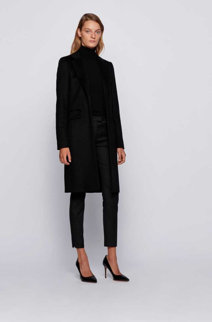 Hugo Boss Women Outfits, Boss Coat, Coat 2020, Program Director, Woman Coat, Best Clothing Brands, Hugo Boss Women, Formal Coat, Gotta Work