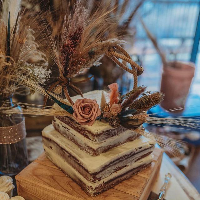 an assortment of desserts and pastries on a table