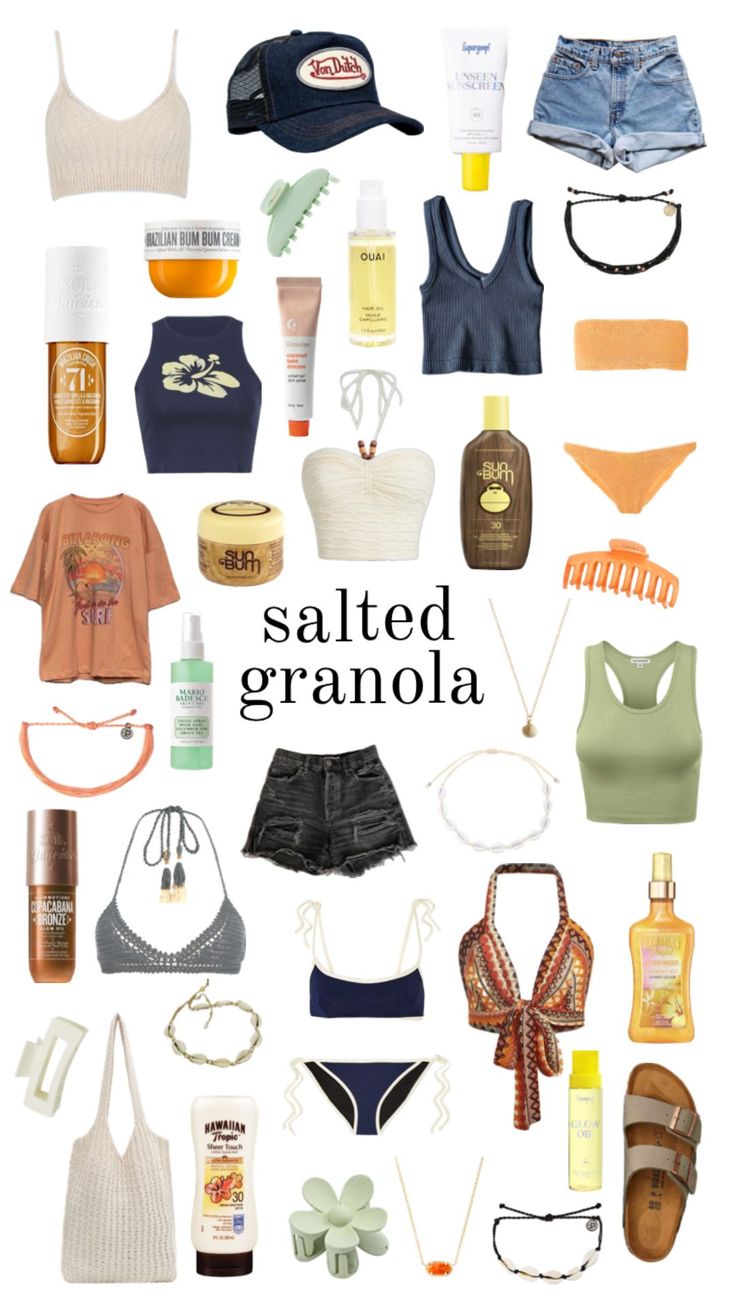 Granola Bathing Suits, Summer Lake Aesthetic Outfit, Exploring Outfit Summer, Cooler Summer Outfits, Modern Granola Outfits, Pnw Aesthetic Outfits Summer, Surf Aesthetic Clothes, Granola Outfits Women, Surf Trip Outfits