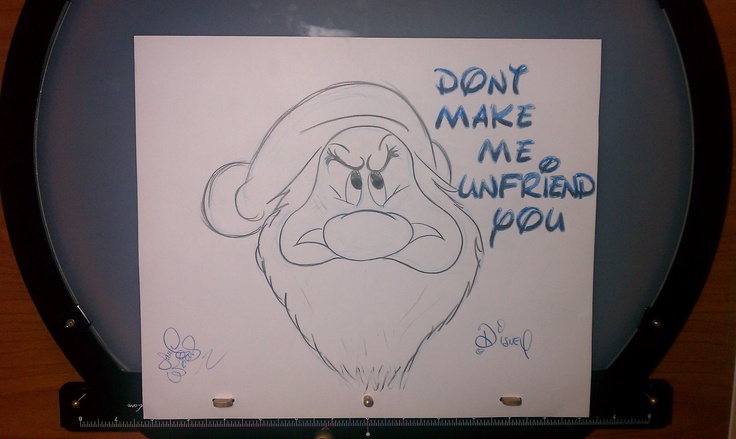 a drawing of an angry monkey with the words don't make me unfriend you