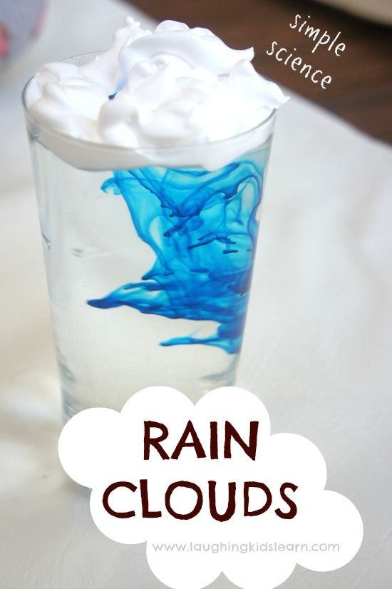 a close up of a glass with liquid in it and the words rain clouds written below