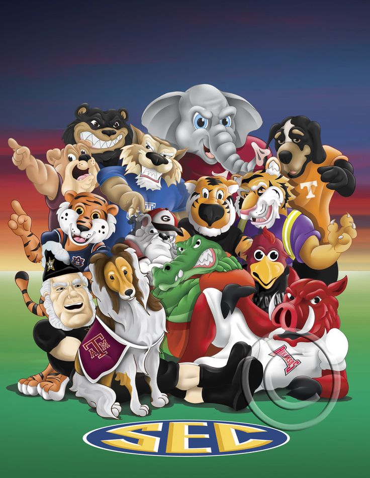 a group of cartoon dogs standing next to each other