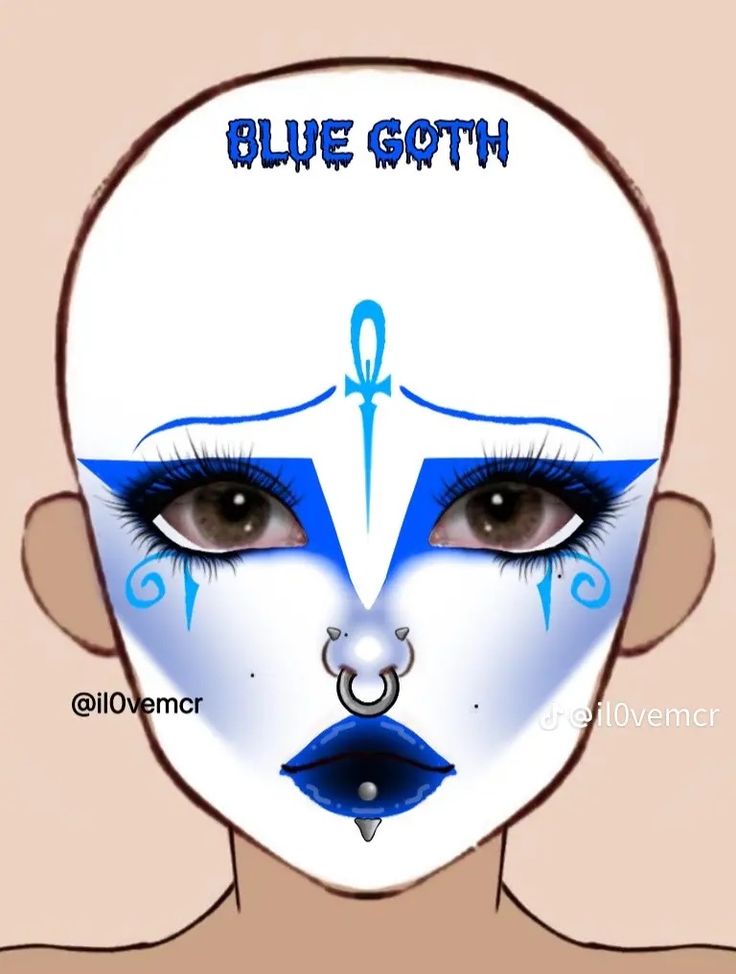 Monster High Inspired Makeup, Goth Punk Makeup, Perky Goth, Goth Makeup Looks, Monster High Makeup, Trad Goth Makeup, Goth Eye Makeup, Makeup Charts, Funky Makeup