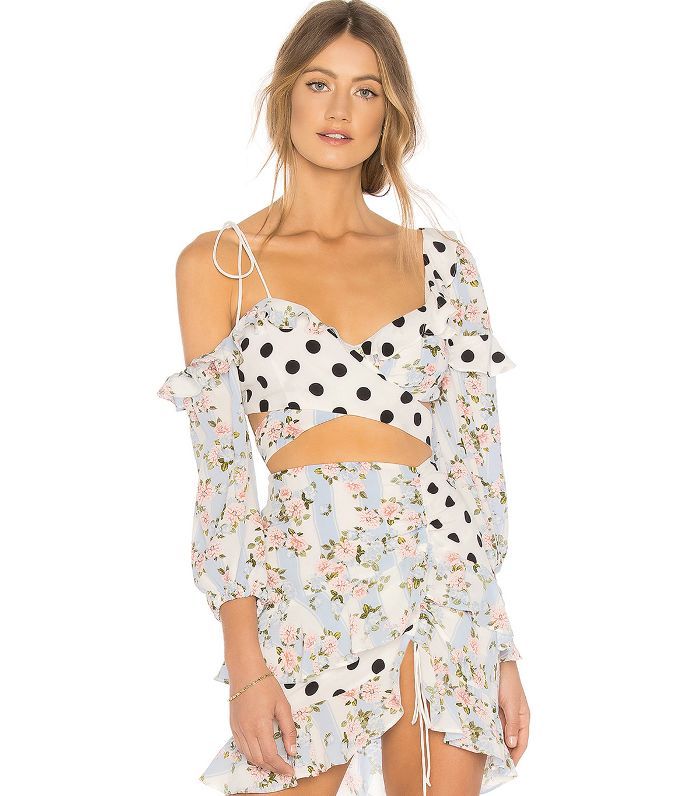 Robin Blue, Bunny Outfit, Event Outfit, Fashion Attire, For Love & Lemons, Floral Crop Tops, Love And Lemons, Classic Outfits, For Love And Lemons