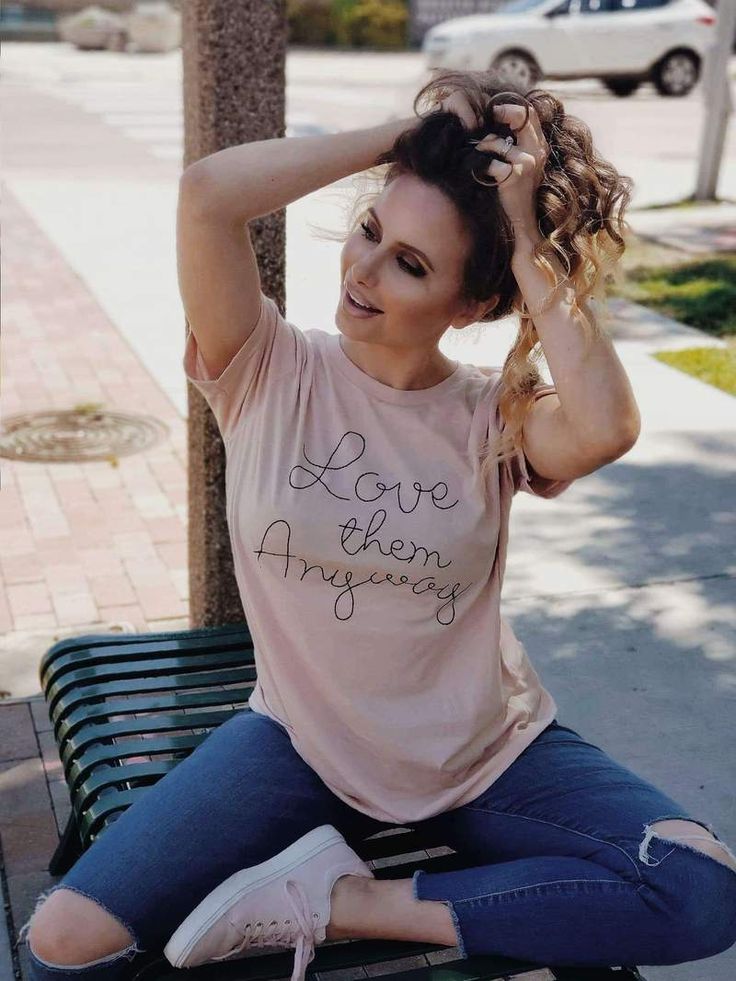 Love Them Anyway | Christian T-Shirt | Ruby’s Rubbish® Love Them Anyway, Camo Crop Top, Bust A Move, Christian T Shirt, Black Onyx Stone, Vinyl Shirts, Vintage Soft, What Happens When You, Onyx Stone