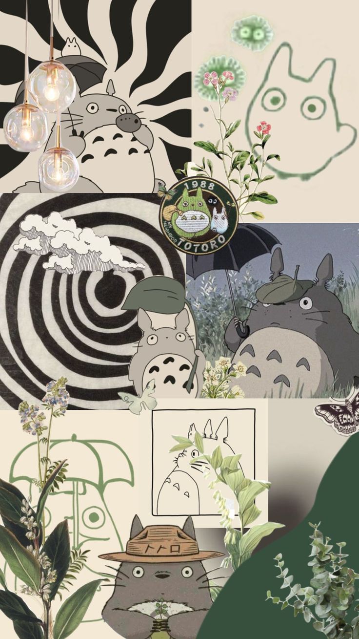 an image of many different pictures with animals and plants on them, including zebras