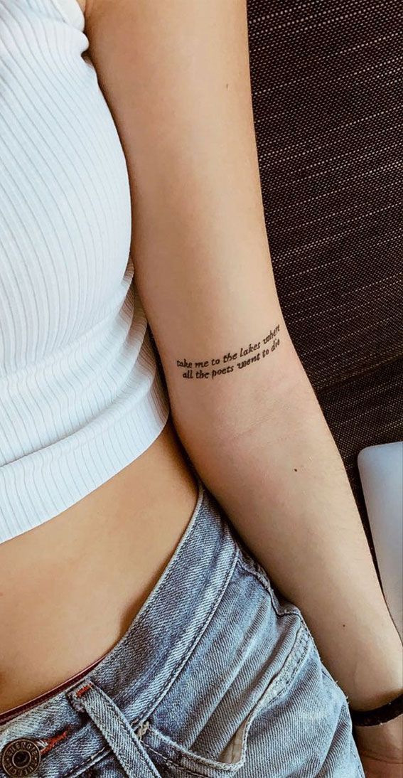 I Wish You Would Taylor Swift Tattoo, Tattoo Lyrics Placement, Take Me To The Lakes Tattoo, Taylor Swift Tattoo The Lakes, Poet Tattoo Ideas, The Lakes Tattoo Taylor Swift, Take Me To The Lakes Where All The Poets, The Lakes Taylor Swift Tattoo, The Lakes Tattoo