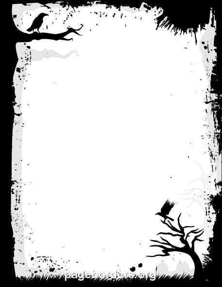 a black and white photo frame with a bird sitting on a tree branch in the background