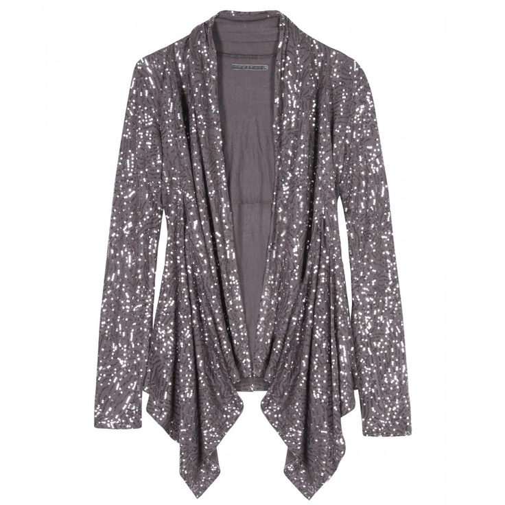 Love<3 Purple Sequin Top, Purple Jersey, Jackets Sweaters, Velvet Cardigan, Cardigan Purple, Jersey Cardigan, Jersey Tops, Sequin Cardigan, Knit Tops