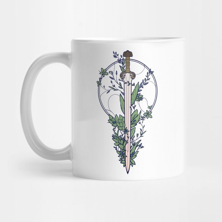 Inspired by floral tattoo art, and the Athelas herb that was used to heal Eowyn in the houses of healing. -- Choose from our vast selection of mugs with your desired design to make the perfect custom mug. Pick your favorite: Movies, TV Shows, Art, and so much more! Available in coffee mug and travel mug. For men, women, and children. Perfect for hot coffee, hot chocolate, and tea. A great gift. Shield Maiden, Lord Of The Rings, Tattoo Art, Custom Mug, Hot Coffee, Custom Mugs, Art Tattoo, Travel Mug, Hot Chocolate