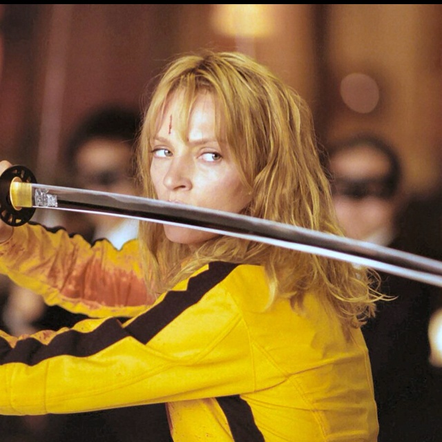 Beatrix Kiddo (Kill Bill) Uma Thurman Kill Bill, Kill Bill Movie, Kill Bill Vol 1, Vivica Fox, Jackie Brown, John Malkovich, Reservoir Dogs, Septième Art, Lucy Liu