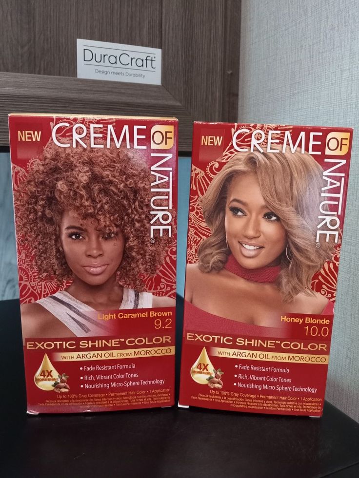 Crème Of Nature Hair Dye, Crème Of Nature Honey Blonde, Cream Of Nature Hair Dye, Short Blonde Natural Hair, Colored Locks, Baddie Ideas, Bday Outfits, Blonde Natural Hair, Creme Of Nature