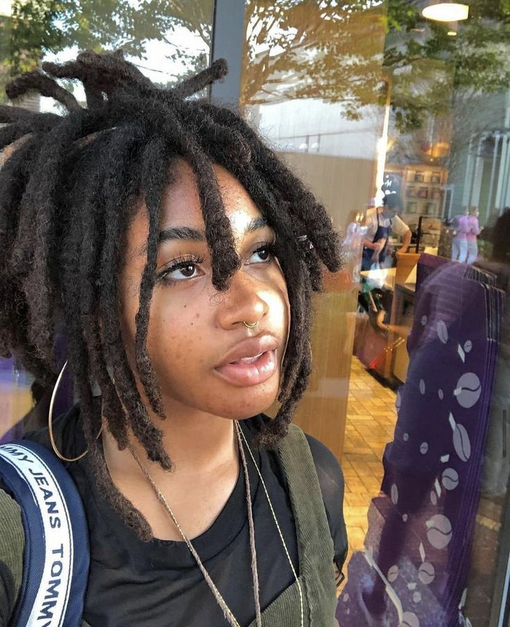 Woman With Dreadlocks, Dreads Black Women, Thick Dreads, Dreads Girl, Short Locs Hairstyles, Hair Locks, Dread Hairstyles, Dreadlock Hairstyles, Locs Hairstyles