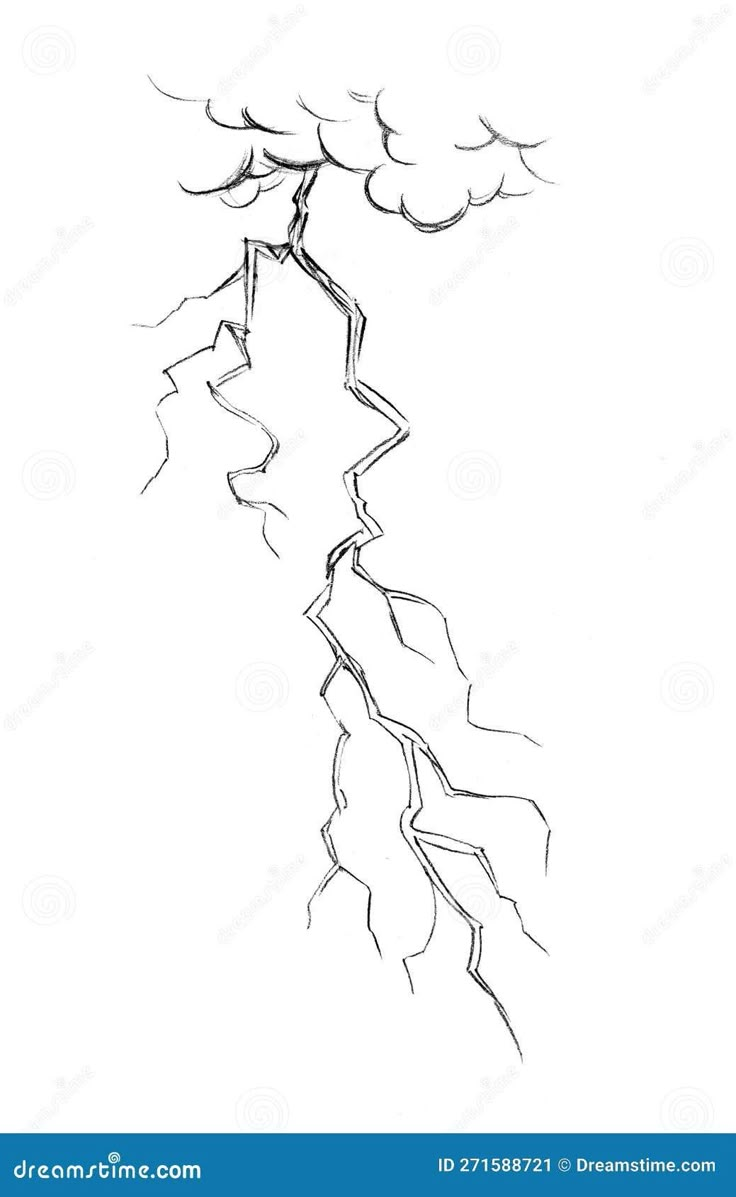 a drawing of a tree that has been struck by the wind and is falling down