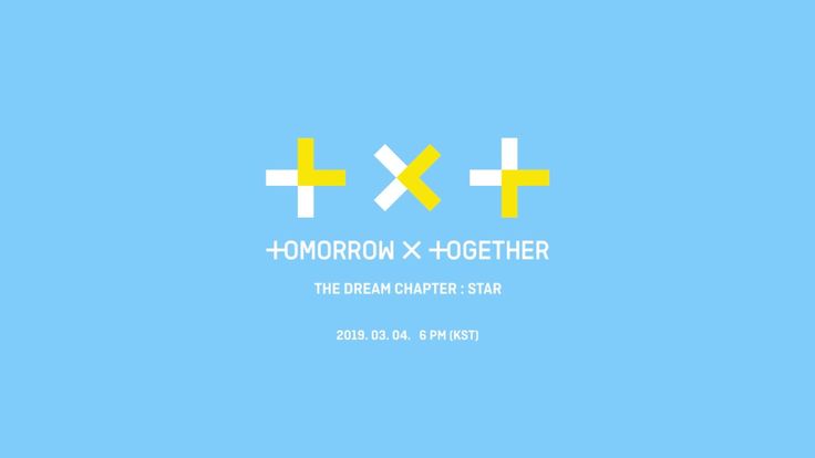 the logo for tomorrow x together, which is yellow and white on blue background with two crosses