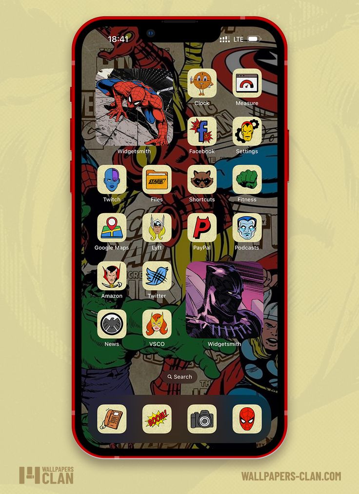 an iphone with many different app icons on it