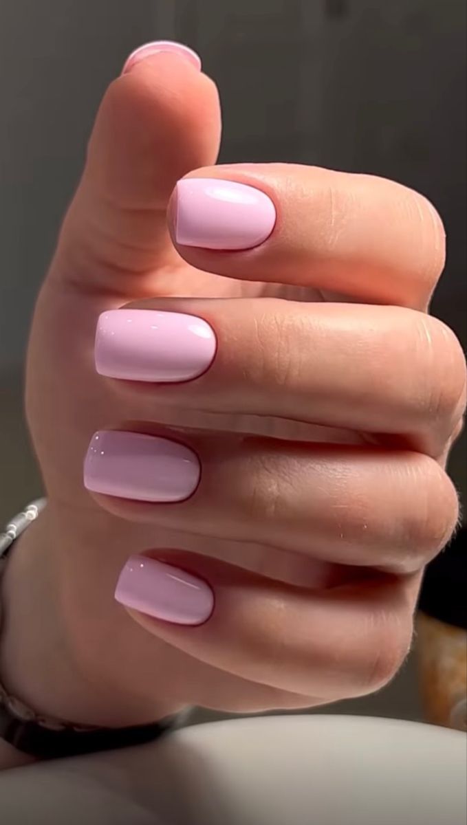 Simple Winter Nail Ideas, Short Pink Nails, Pink Wedding Nails, Winter Nail Ideas, Unghie Sfumate, Baby Pink Nails, Pink Gel Nails, Casual Nails, Winter Nail