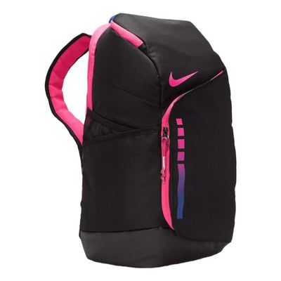 Nike Hoops Elite Backpack 'Black Pink' DX9786-011 Kay Yow Nike Elite Bag, Nike Elite Backpack Pink, Pink Nike Elite Backpack, Nike Black Rectangular Backpack, Nike Bookbag, Nike Rectangular Sports Backpack, Nike Sports Backpack Rectangular, Nike Rectangular Backpack For Sports, Modern Sports Backpack