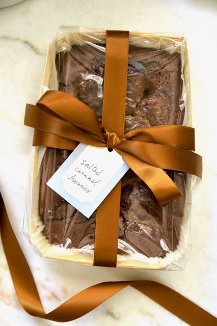 chocolate cookies wrapped in brown ribbon and tag