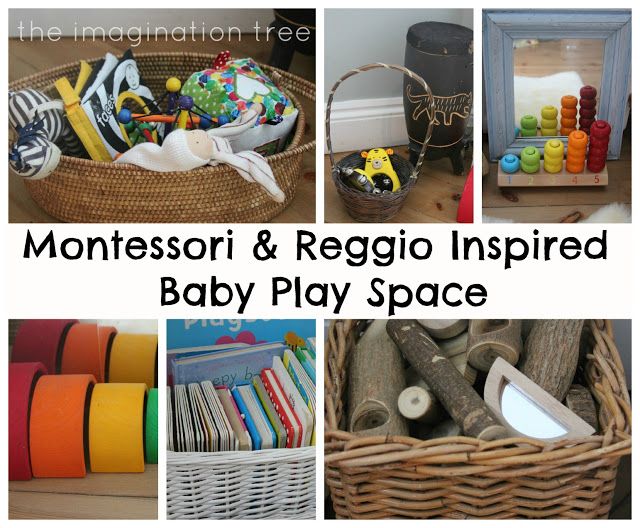 montessori and regio inspired baby play space