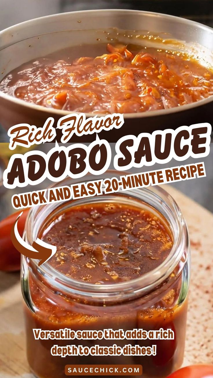 Adobo Sauce Recipe Homemade Adobo Sauce, Adobo Sauce Recipe Filipino, Mexican Adobo Sauce, Peppers In Adobo Sauce Recipes, Fra Diablo Sauce Recipe, Diablo Sauce, Marinate Meat, Adobo Sauce, Vegetable Puree