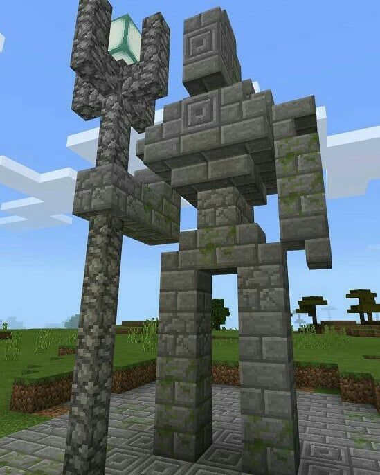 an image of a man made out of rocks