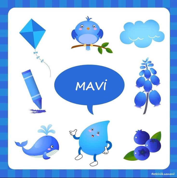 blue objects are arranged in the shape of a speech bubble with an image of a bird,