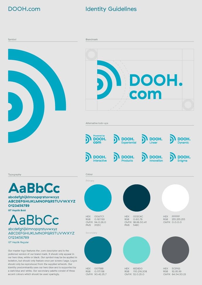 an info sheet with different font and numbers on it, including the logo for doh com