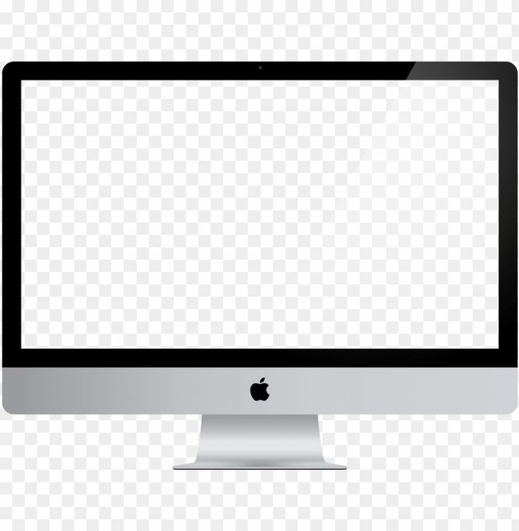 a computer monitor with a white screen on the bottom, and an apple logo above it