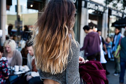 <3 Dip Dye Hair Brown, Californian Hair, Hombre Hair, Dipped Hair, Brunette Hair Cuts, Dip Dye Hair, Ombré Hair, Good Hair Day, Great Hair