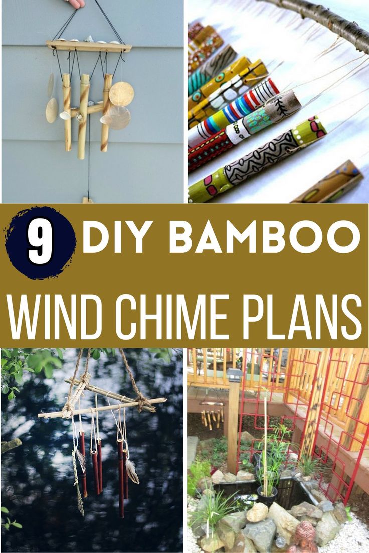 the 9 diy bamboo wind chime plans are great for beginners to make